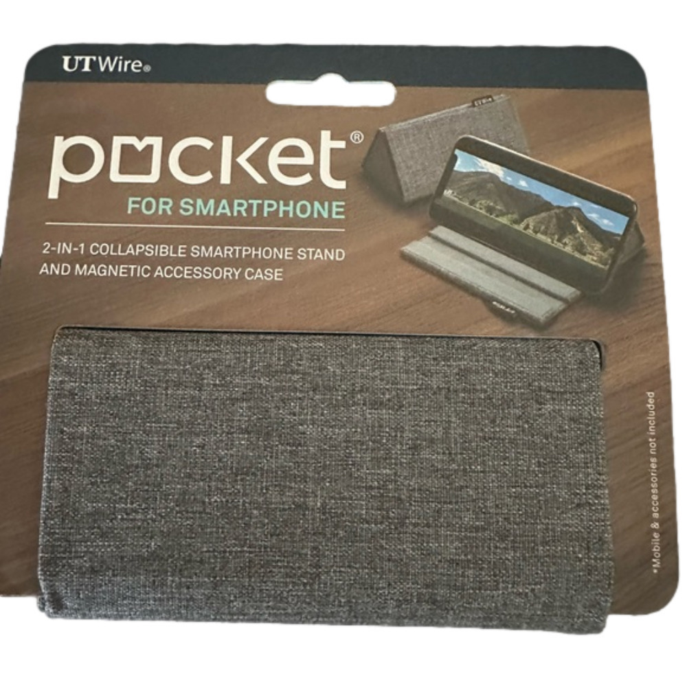 UTWire Pocket for Smartphone 2-in-1 Collapsible Magnetic Accessory Case